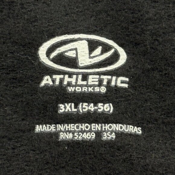 Athletic Works Men's Fleece Black Sweatshirt 3XL (54-56) Moisture Wicking NWT - Picture 7 of 10